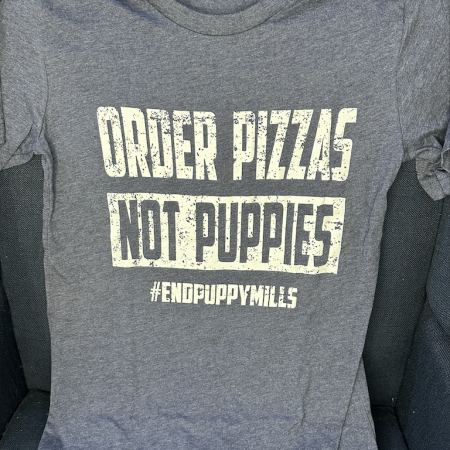 Order Pizzas Not Puppies- Navy Blue