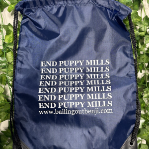 End Puppy Mills Cinch bag